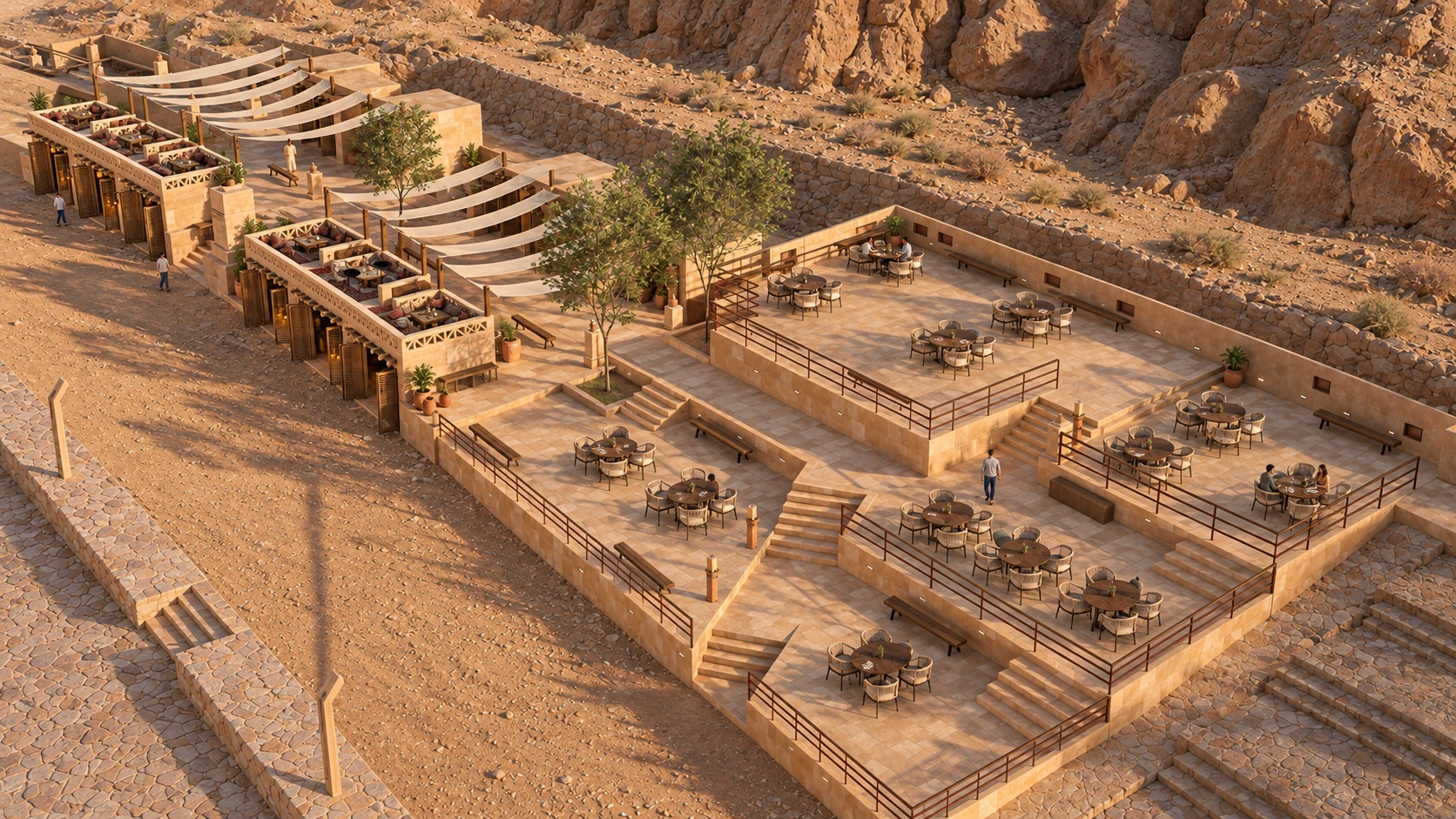 AlUla Old Town — Refined design visualization / 01