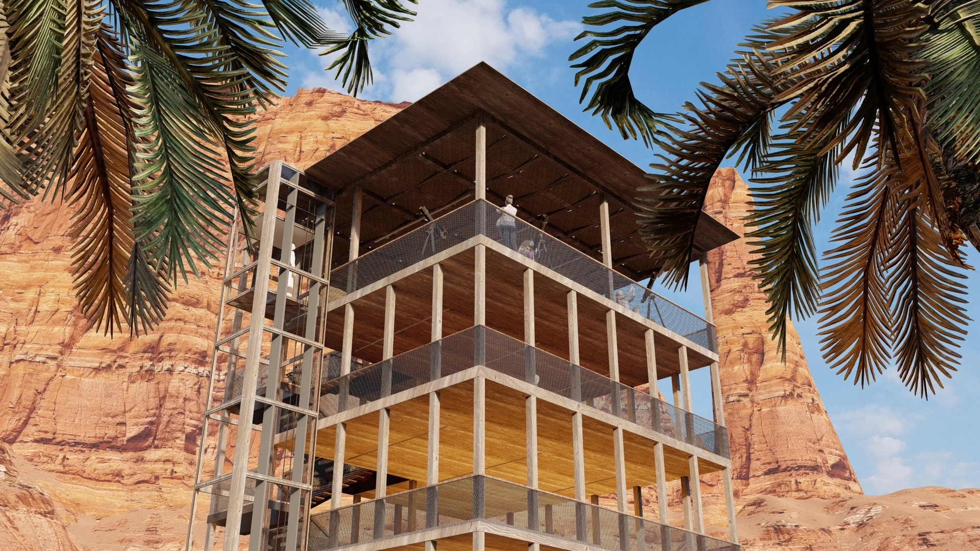 Dadan Viewing Platform — design visualization