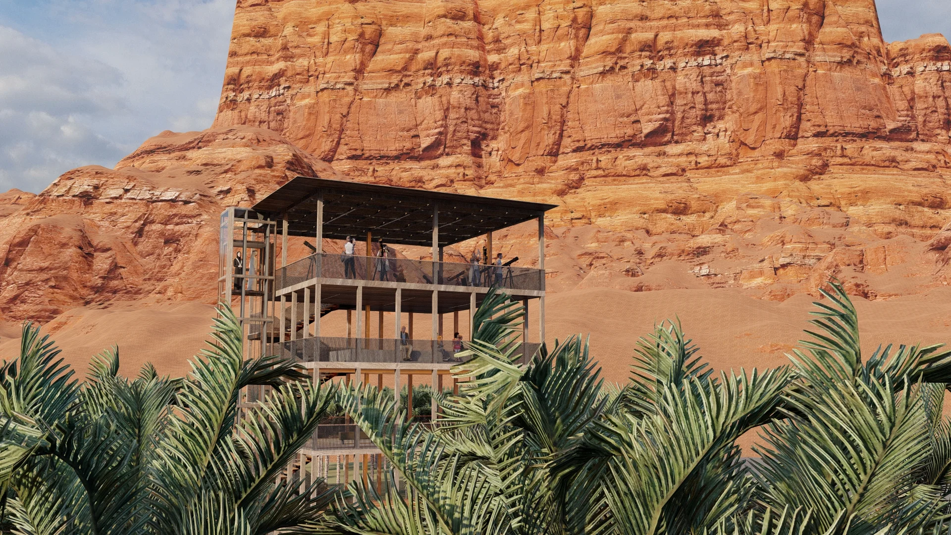 Dadan Viewing Platform — design visualization 1